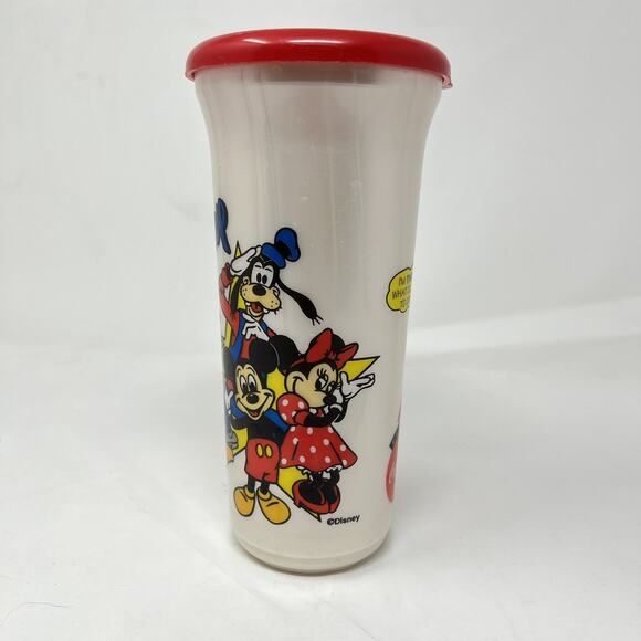 Vtg Disneyland Sport Quart Collectible Cup 32oz Whirley CocaCola Mickey Friends - Picture 5 of 11
